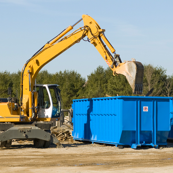 what are the rental fees for a residential dumpster in Eveline MI